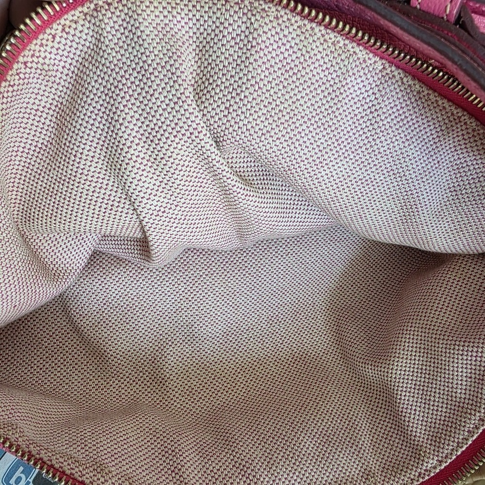 Dooney Bourke Pink Dillen Hobo Bag Pebble Leather Large - Picture 16 of 16